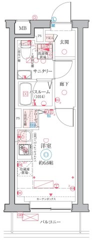 クレヴィスタ阪東橋の間取り