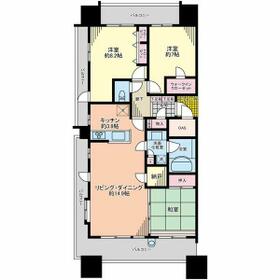 ダイアパレス四日市久保田の間取り