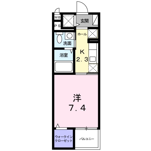 ヴィレッジ YuUkiの間取り