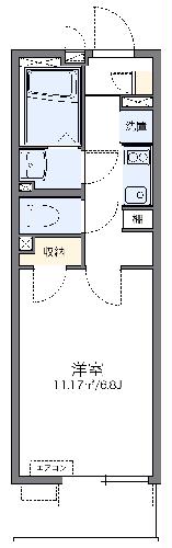 レオネクストカサミラⅡの間取り