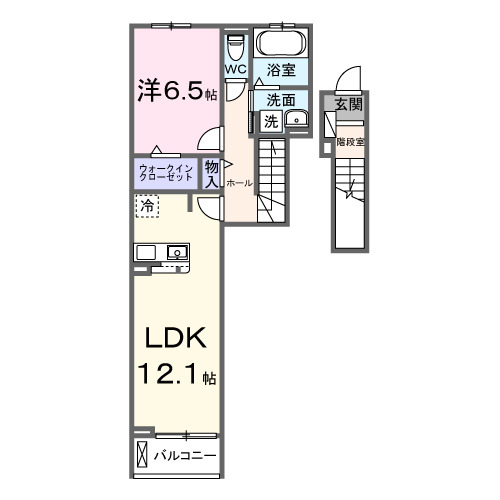 サニー ウエストの間取り