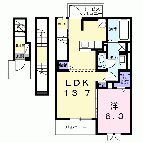 マーレ長崎の間取り