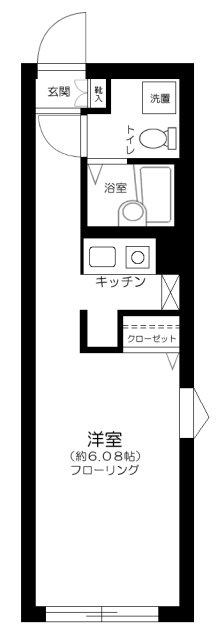 ＧＣ大森本町・202号室の間取り