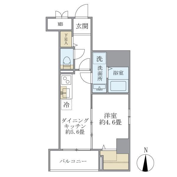 シティフォレスト森下の間取り