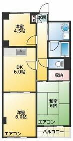 ペーブメント久が原・202号室の間取り