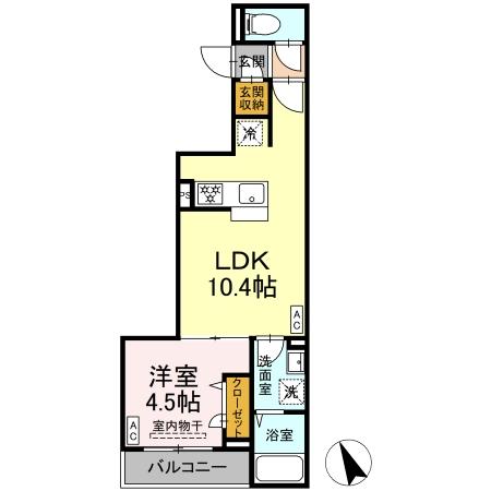 (仮称)足立区皿沼1丁目PJ・202号室の間取り