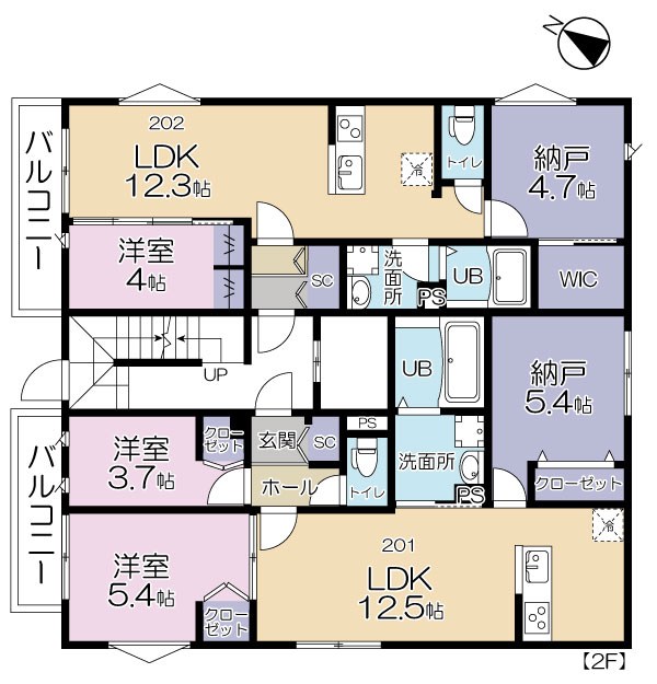 Est Felicita 押上の間取り
