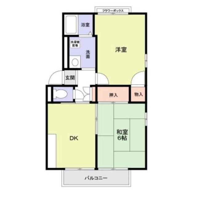 エステートピア上松の間取り