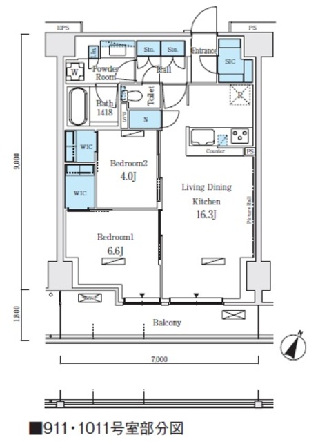 ロイヤルパークス赤羽ノースの間取り