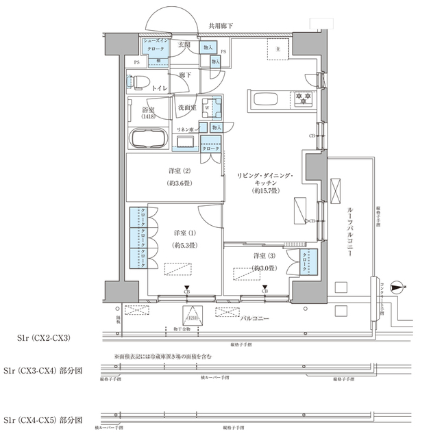 パークアクシス品川天王洲アイルの間取り