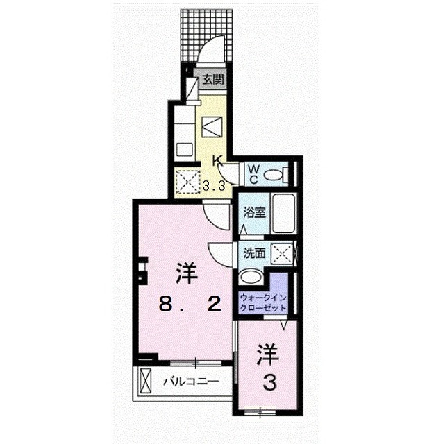 アミーゴⅡの間取り