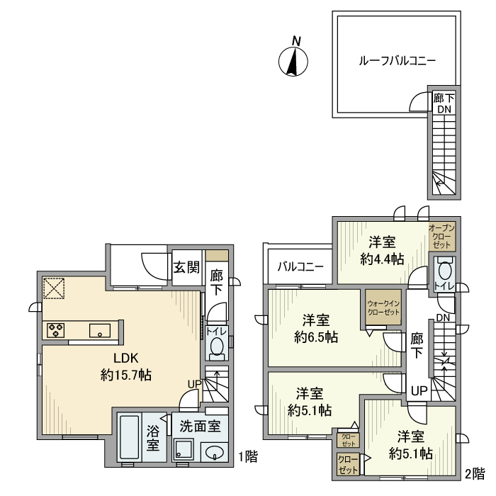 柱曙3丁目戸建の間取り