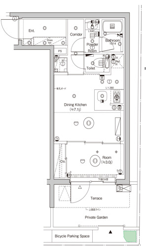SYFORME MONZEN-NAKACHOの間取り