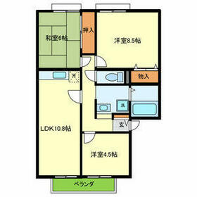 エクセル南茨木の間取り