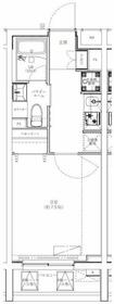 ＧＥＮＯＶＩＡ学芸大学・0406号室の間取り