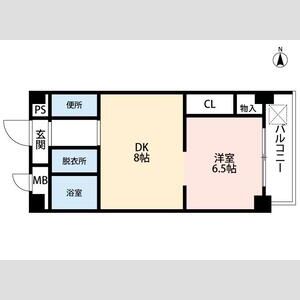 センチュリー石神井公園・305号室の間取り