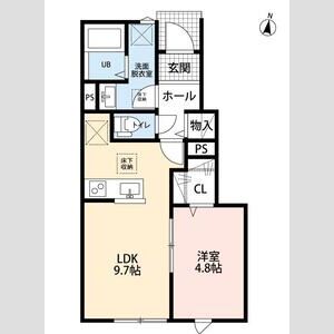 リーブルファイン足立南花畑の間取り