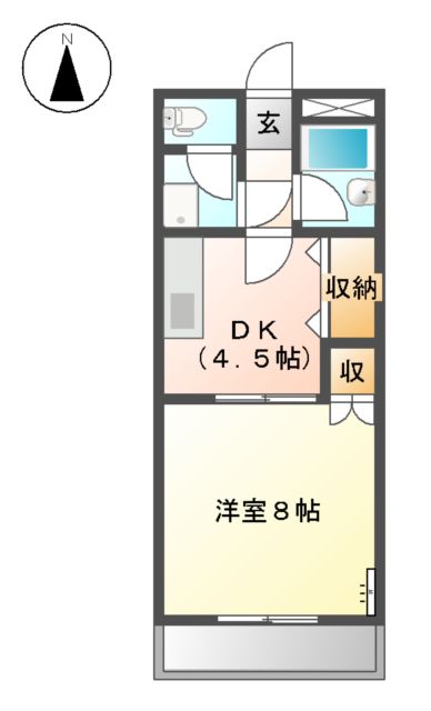 風のささやきの間取り