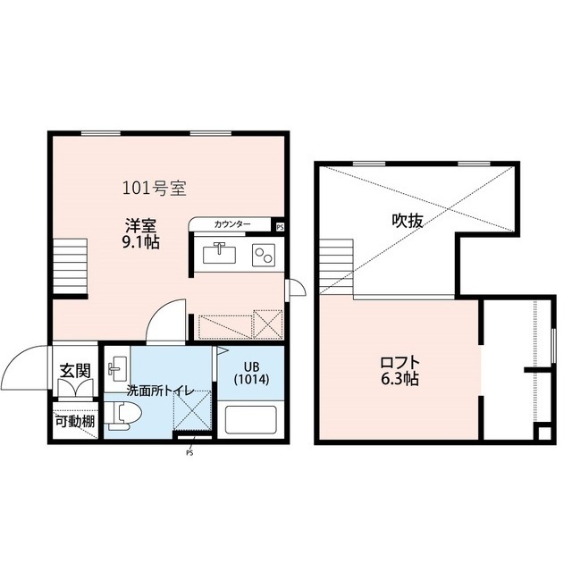 プリマ ラウレアⅢの間取り