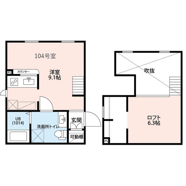 プリマ ラウレアⅢの間取り