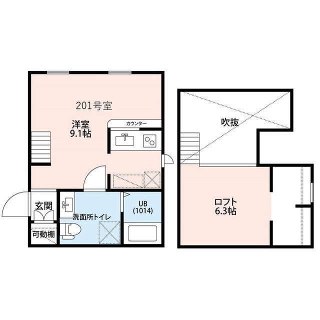 プリマ ラウレアⅢの間取り