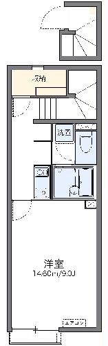 レオネクストルミナウス春日・204号室の間取り