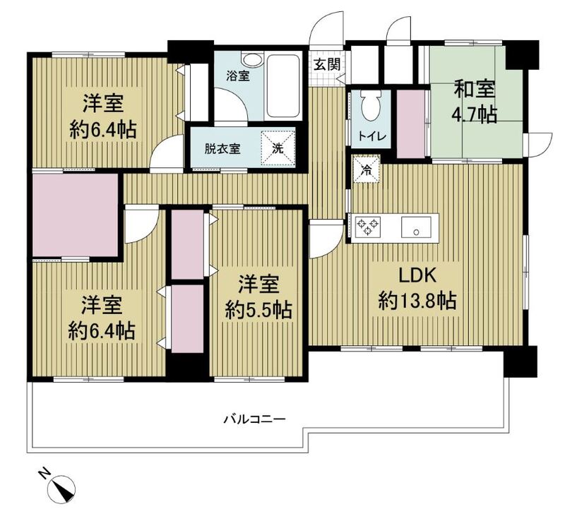 BPRレジデンス高宮(旧サムティレジデンス高宮東)の間取り
