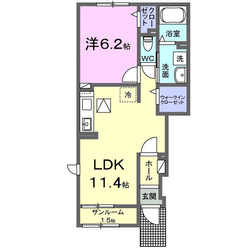 むくつるの間取り