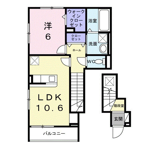 ヒカルサ小平栄町の間取り