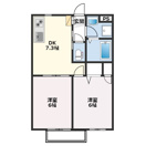 フラットコートⅡの間取り