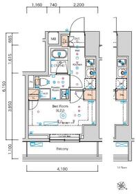 スクエアシティ横濱大通り公園AZの間取り