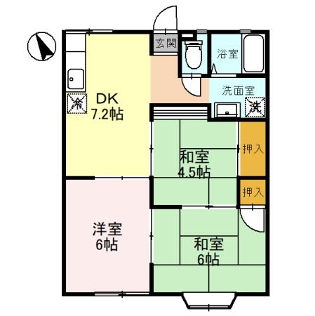 シンフォニー Ⅱの間取り