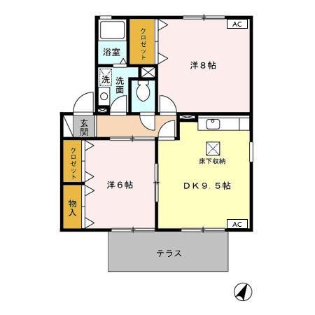 ウィルモア 参の間取り