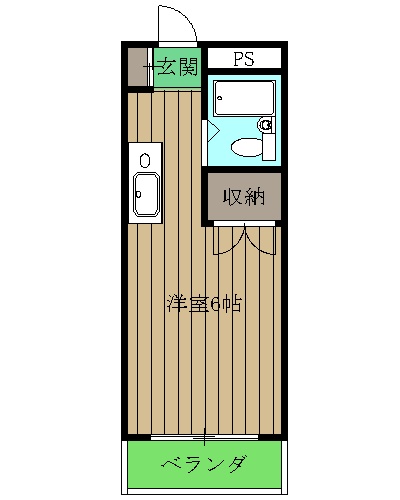 甲ノ原セントジュエル・03010号室の間取り
