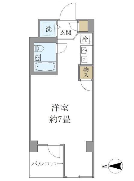ウインベル錦糸町第３・306号室の間取り