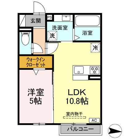 D-ROOM鵜沼三ツ池町の間取り
