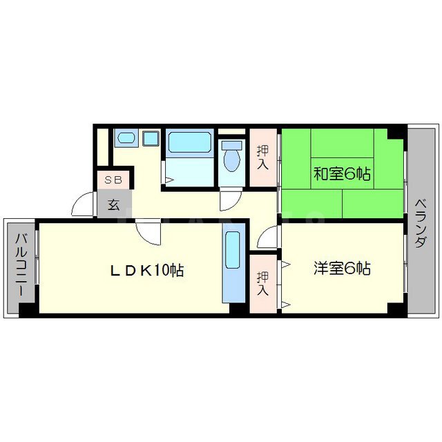 カーネルヒルの間取り