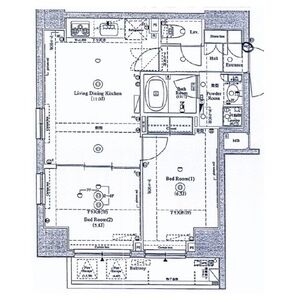 AXAS上野北・206号室の間取り