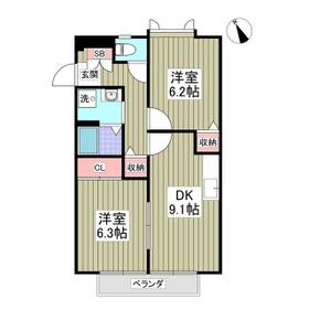 カサベルデの間取り