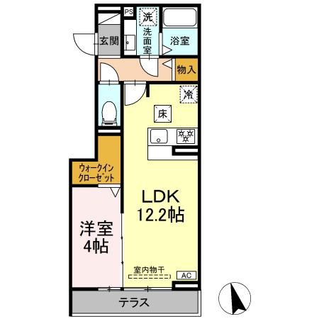 セレスティア長良 イーストの間取り
