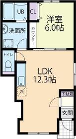 Ｄｏｕｘ　ｍａｉｓｏｎ　長塚　Ａ・101号室の間取り