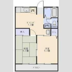 カルテット開栄Bの間取り