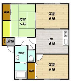 ブランメゾン島野Aの間取り