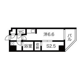 シーズンフラッツ蔵前清澄通りの間取り