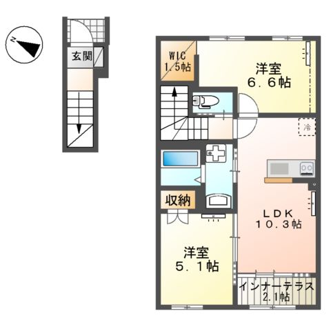 Saga(サーガ)の間取り