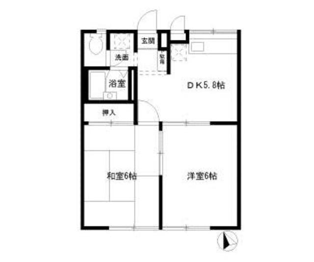 エステートSK1の間取り