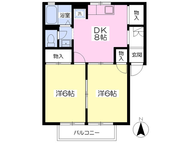 オルロージュの間取り