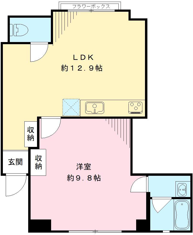 田園調布2丁目賃貸・002号室の間取り