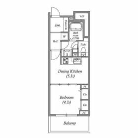 レジデンス渋谷富ヶ谷(Residence Shibuya Tの間取り