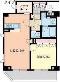 エスティメゾン代沢・228号室の間取り